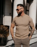 Sweterek męski O’la Voga Camel