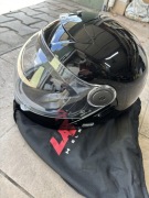 Kask motocyklowy szczękowy HJC V90 Blenda turystyczna rozm. M czarny 