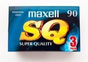 3pack (3 kasety) chrom MAXELL SQ90 SQ 90 NOS