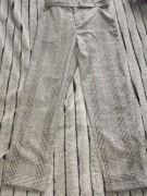 Sinsay spodnie w kratkę z paskiem L