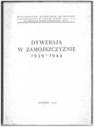 DYWERSJA W ZAMOJSZCZYŹNIE 1939-1944