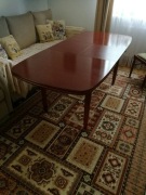 Solidny drewniany stół + 6 Krzeseł