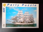 Puzzle żaglowiec Gorch Fock. Clementoni