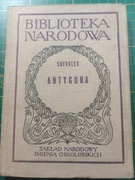 Antygona- Sofokles 1959 Biblioteka Narodowa