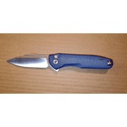 Nóż / Trivisa Antliae / Button Lock / 14C28N / Micarta