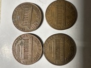 1 cent zestaw monet.