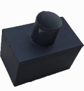 kosz zlewowy  spustowy marki Lindab promocja 1/3 ceny VATKR 87 GGRA RAL7011