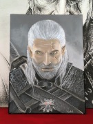 Kolekcja rękodzieł, obrazów, rysunków - Wiedźmin Geralt z Rivii