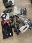 Karton elektroniki MIX Używane, uszkodzone.