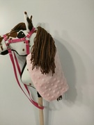 Hobby horse koń na kiju - nowy gratis derka kantar oraz wodze 
