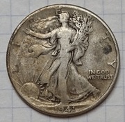 0870 USA 50 centów HALF 1941 srebro 