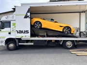 Auto laweta na 2 auta skrzynia zamykany hydrauliczny MAN 15.290