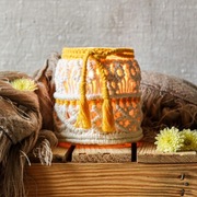 Lampion wazon makrama