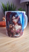 Kubek ceramiczny z autorską grafiką inspirowaną grą World of Warcraft