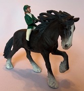 Koń SCHLEICH z jeźdźcem WYPRZEDAŻ SZAFY szybka wysyłka! 