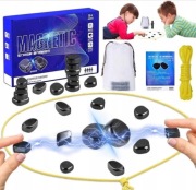 MAGNETYCZNA GRA W SZACHY KAMIENIE MAGNETYCZNE GRA EDUKACYJNE ZEST 30 KULEK
