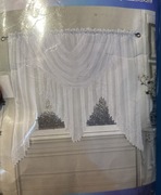 Firana gotowa woal koronka gipiurą NOWA 400/180