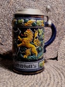 Kufel do piwa Marzi & Remy antyk niemiecki kufel 0,5l z deklem/pokrywką 