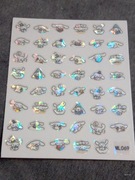 Holograficzne naklejki na paznokcie samoprzylepne sanrio cinnamoroll 