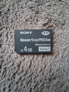 Memory stick pro duo magicgate mark2 4gb sony karta pamieci