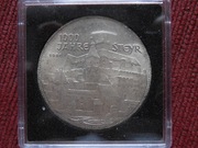 Austria, 500 Schillingów 1000 lat miasta Steyr, 1980 rok. Srebro 0.640