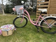 Orlando- Rower 24’miejski dla dziewczynki z koszykiem