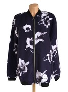 Kurtka bomberka cienka w kwiaty 42 XL