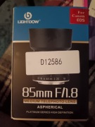 Obiektyw Canon 85mm 1.8