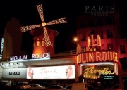 "Seria Europa"  - Francja - Paryż, Moulin Rouge  grafika - plakat 50x40cm