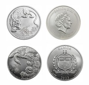 Four guardians 2023 White Tiger & Vermilion Bird 2x 1oz