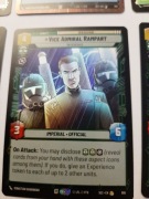 Star Wars Unlimited - SEC- VICE ADMIRAL RAMPART #595 (RARE)! TANIO !!!