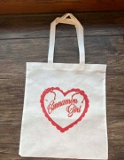 Torebka torba tote bag materiał non woven lana del rey 