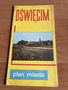 OŚWIĘCIM PLAN MIASTA 1978 