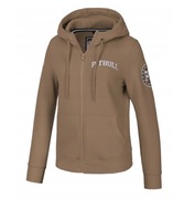 Bluza pitbull hooded zip tyrian