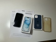 iPhone 15 niebieski 128GB Zadbany!!! + etui
