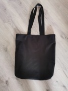 Torba na zakupy shopperka czarna hand made   