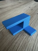 Uchwyt do montażu frontów i skrzydeł meblowych 0 mm