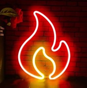 Płomien na sciane LED