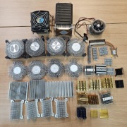 Wielki Zestaw Radiatorów i Chłodzeń PC – Mix ok. 40 sztuk - 4,5 kg - BCM
