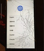 Ekran iPhone 6s uszkodzony oryginał (z aparatem i przycisk home)