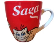 Kubek herbata SAGA - kotek - NOWY