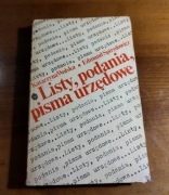 Listy, podania, pisma urzędowe K. Wolska E. Spirydowicz wyd. I 1974