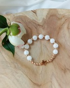 Różaniec bransoletka z kryształów górskich