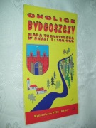 OKOLICE BYDGOSZCZY - MAPA TURYSTYCZNA - 1: 100 000