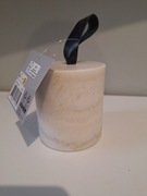 2X ODBOJNIK marmurkowy ODBÓJ DO DZRWI jasny CIĘŻKI WOLNOSTOJĄCY Nowe 