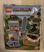 LEGO Minecraft 662309 RYCERZ z KOWADŁEM i SKRZYNIĄ