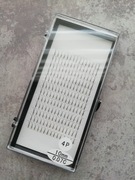 Paletka gotowe kępki sztuczne rzęsy 4D dł 10mm