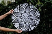 Mandala/rozeta na szydełku 