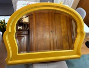 Stare duże lustro naścienne drewniane 99x72 cm