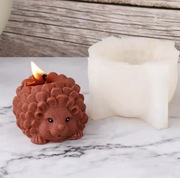 JEŻYK kształt Szyszki Świąteczna forma silikonowa 5*8.4 do Świec Mydła 